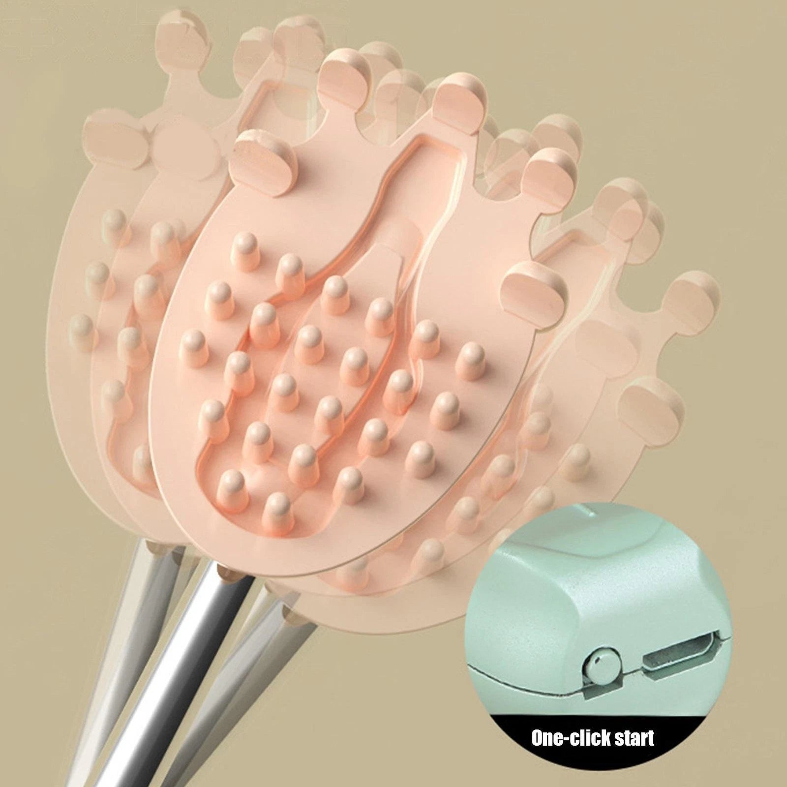 Electric Back Scratcher Itchy Scratcher Scalable Massage Itching Device