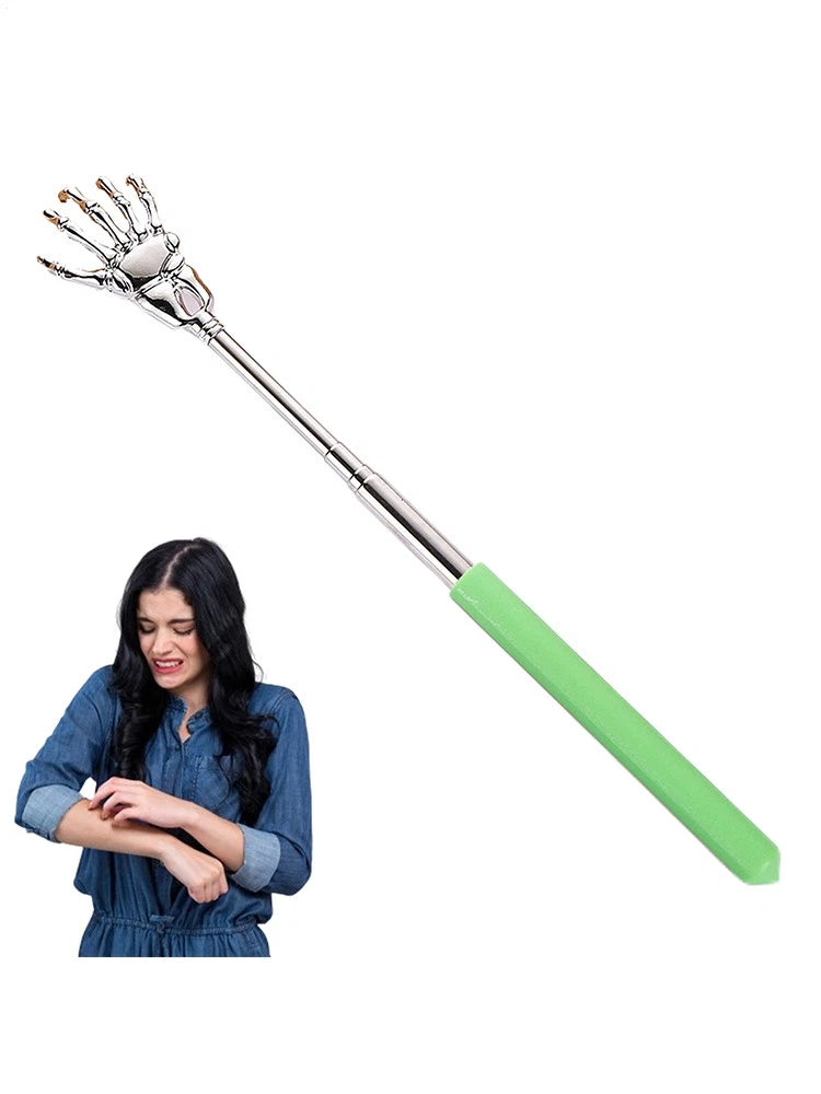 Telescoping Back Scratcher Massager Extendable Steel Hand Massager random color