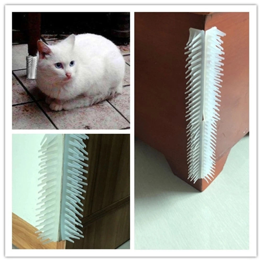 2 Pcs Cat Massager Corner Hair Scratcher Cats Pet Grooming Brush