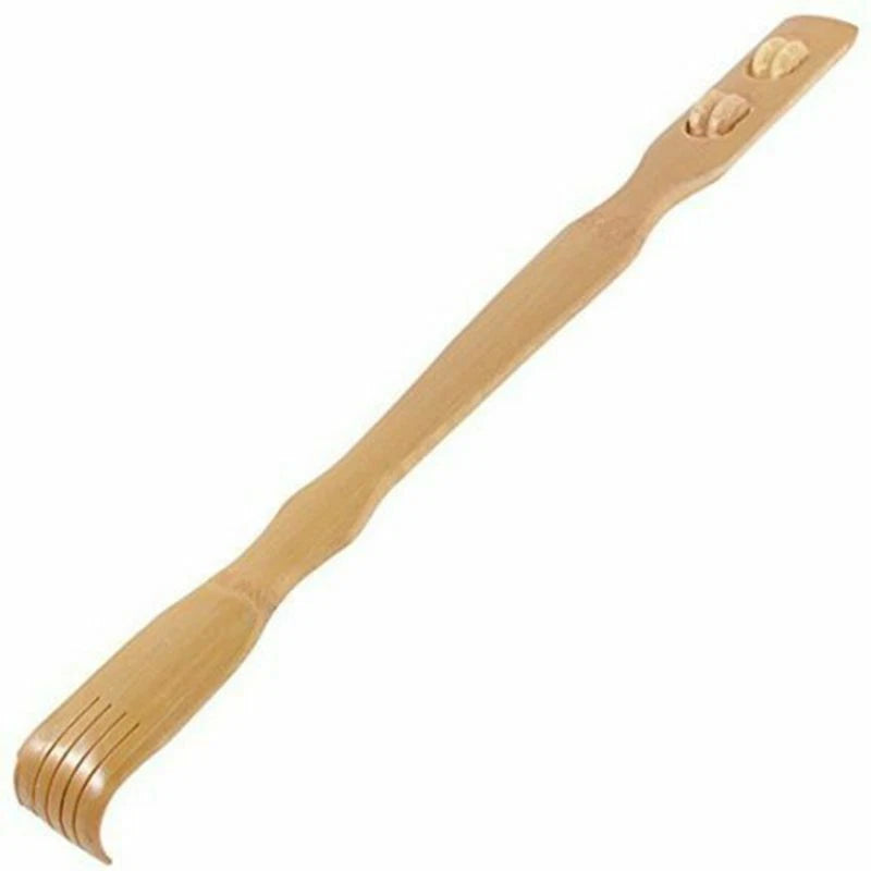 2PACK 18" Bamboo Wooden Itch Therapeutic Back Scratcher Massage Rollers