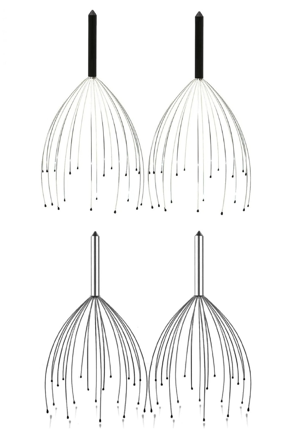 Head Scalp Massager Scratcher 2 Pack Body Relaxing Stress Relief Hair
