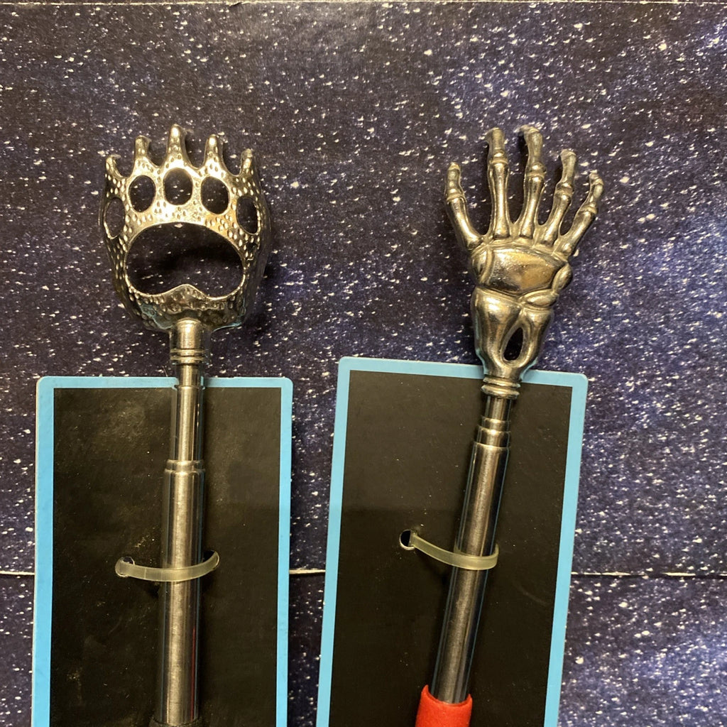 Lot of 2 NuvoMed Extendable Back Scratchers - Black & Red