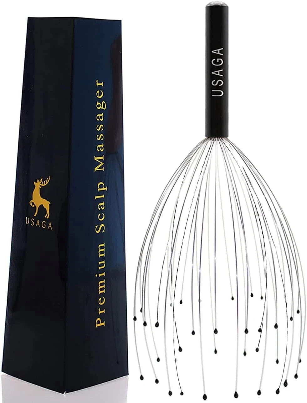 USAGA 36 Fingers Head Massager Scalp Massager Head Scratcher for Head Body Relax