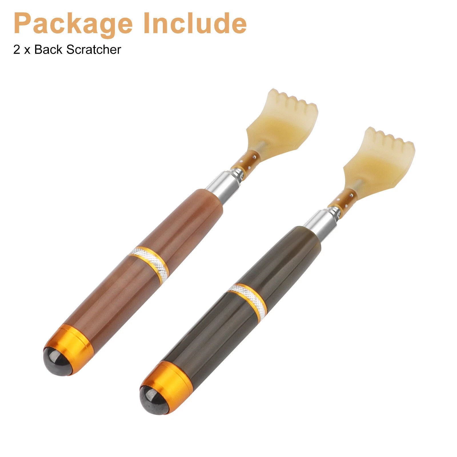 Extendable Back Scratcher, Relieve Itching Tool, Acupoint Massager for Men Women