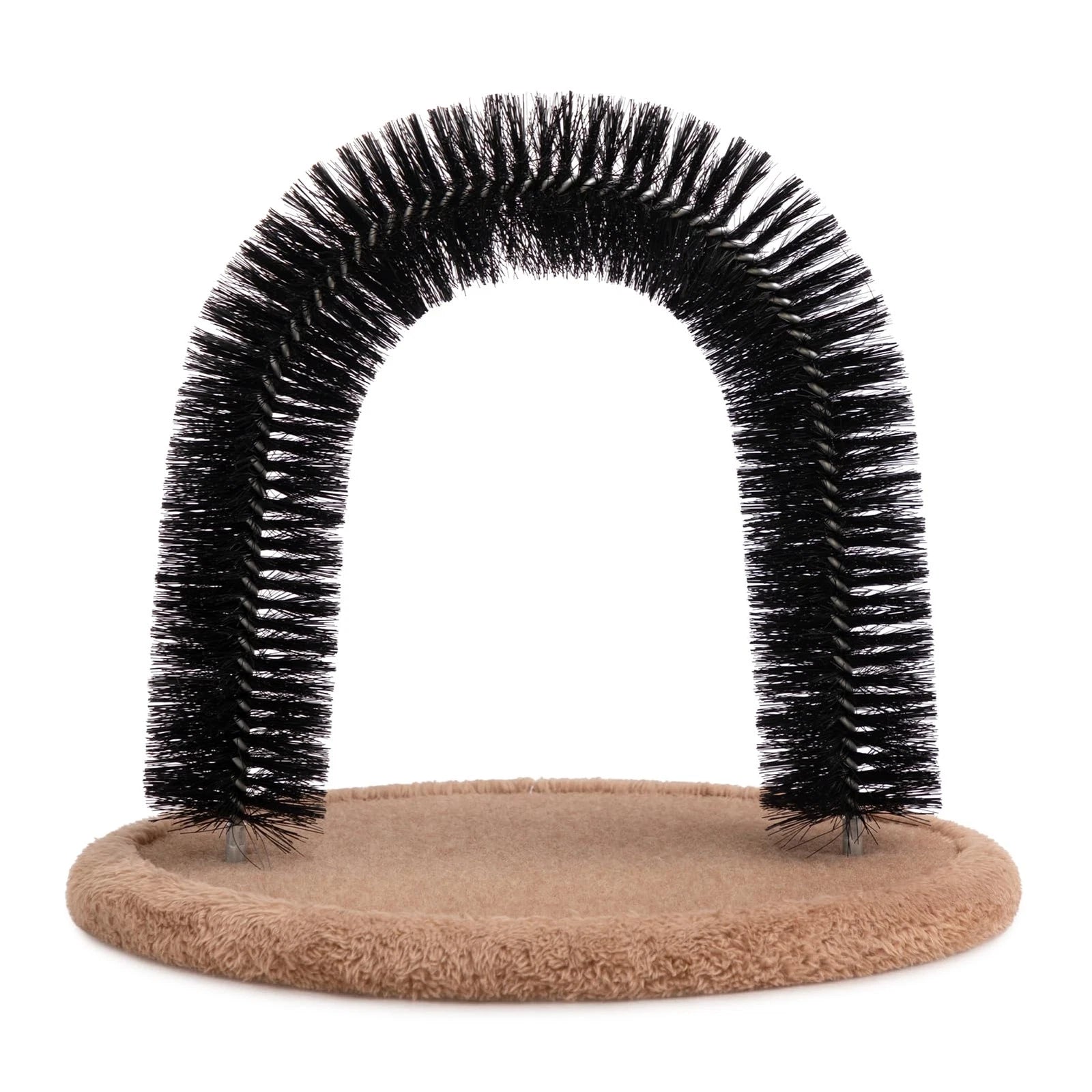 Self Grooming Massager and Scratcher Toy - Cat Arch Brush for Back Grooming H...