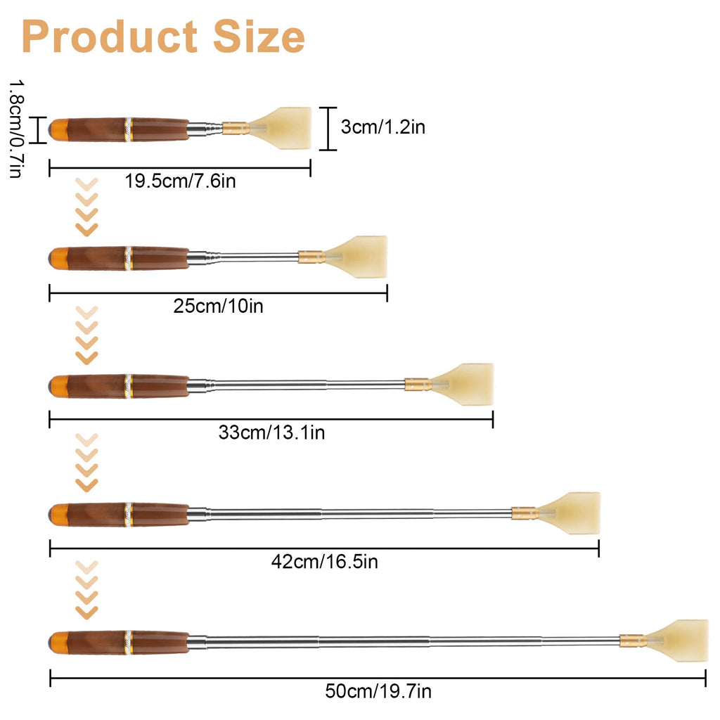 Extendable Back Scratcher, Relieve Itching Tool, Acupoint Massager for Men Women