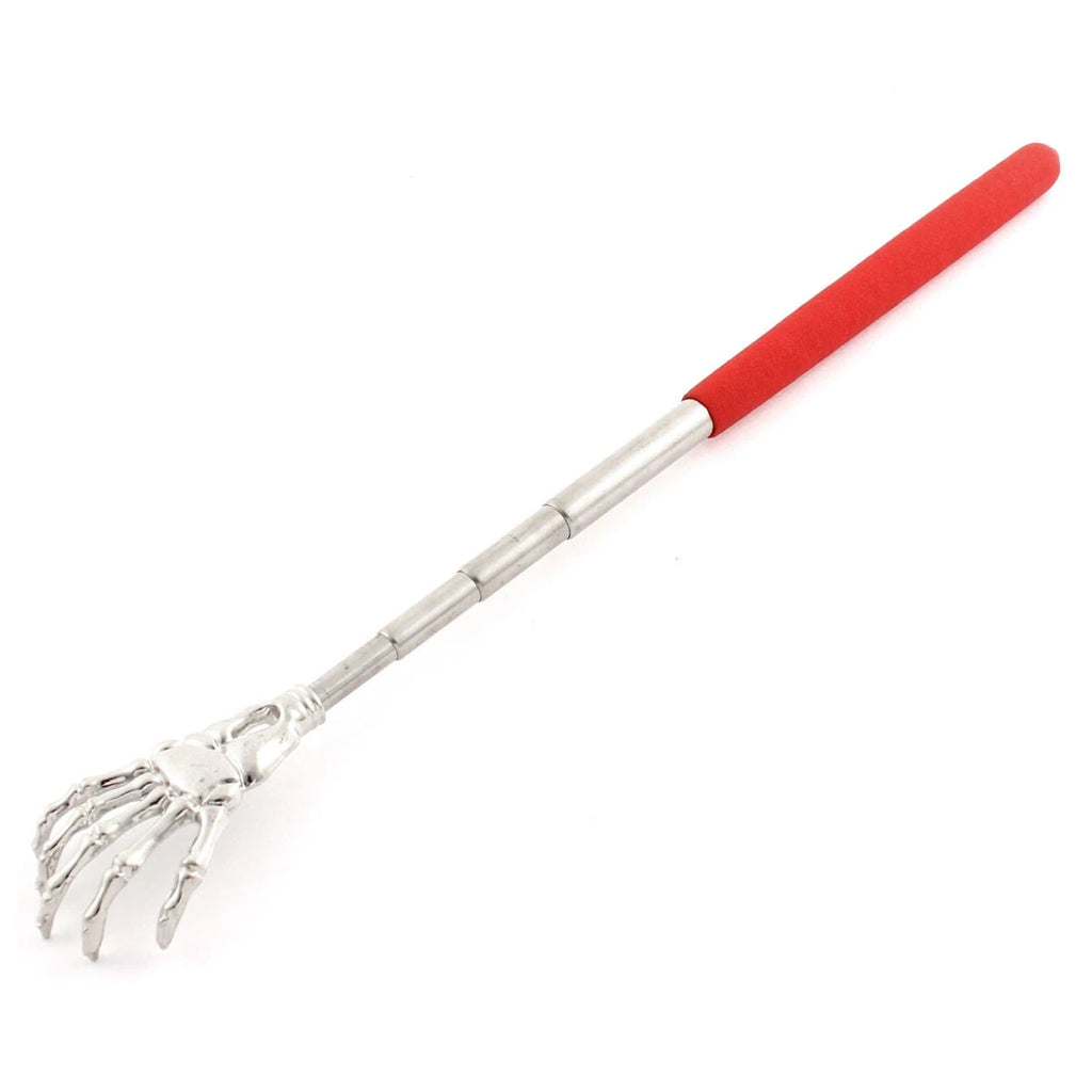 Office Skeleton Hand Telescopic Portable Extendable Back Scratcher Red