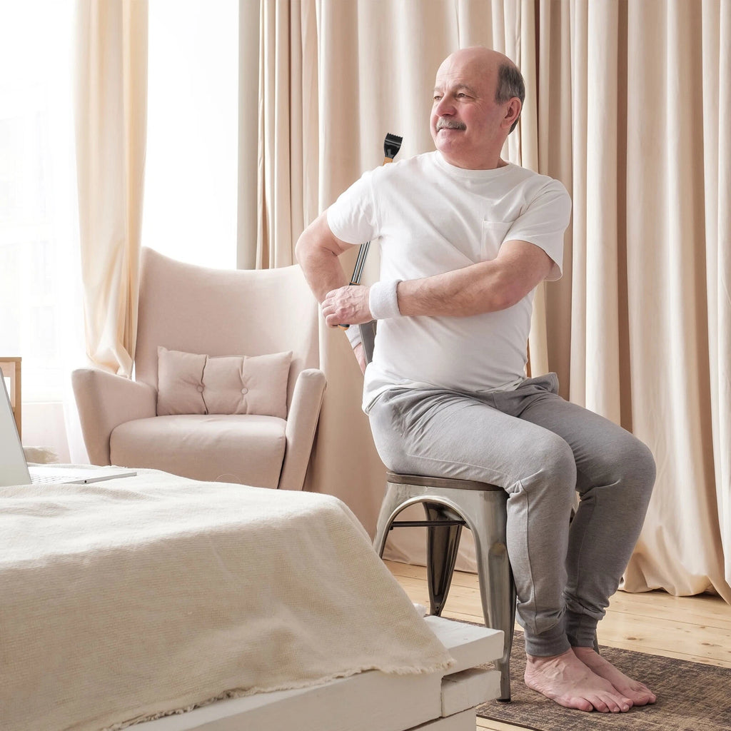 2pcs Extendable Back Scratchers Portable 21.6" Telescoping Back Massager