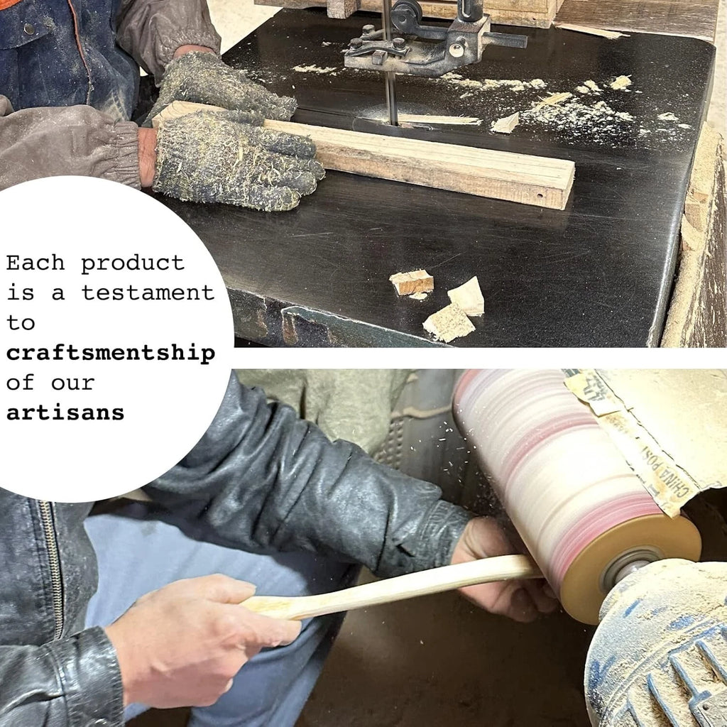 "Oversized 18-Inch Curved Wooden Back Scratcher – Extended Reach – Free and Ship