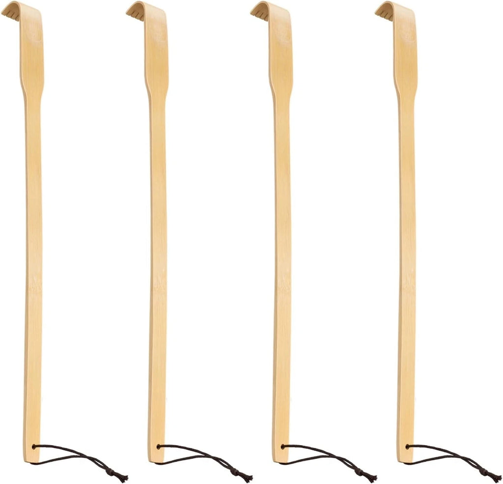 Natural Bamboo Back Scratcher Set - Thoughtful Gift for Instant Itch Relief