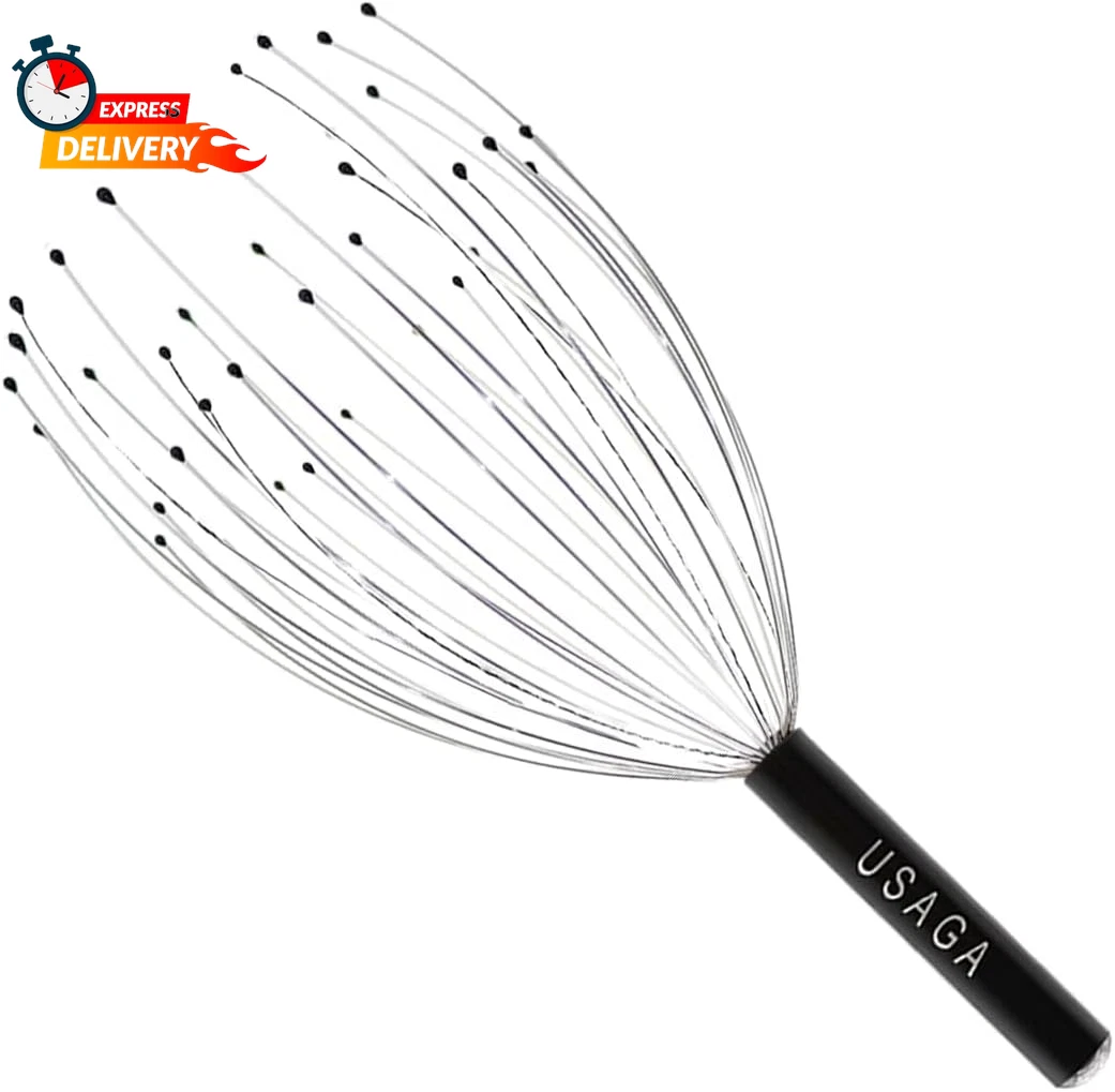 USAGA 36 Fingers Head Massager Scalp Massager Head Scratcher for Scalp Body Rela