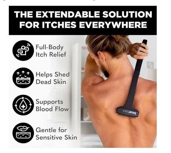 BEARBACK  Extendable Back & Body Scratcher~Ergonomic Handle~Gentle on Skin~NEW