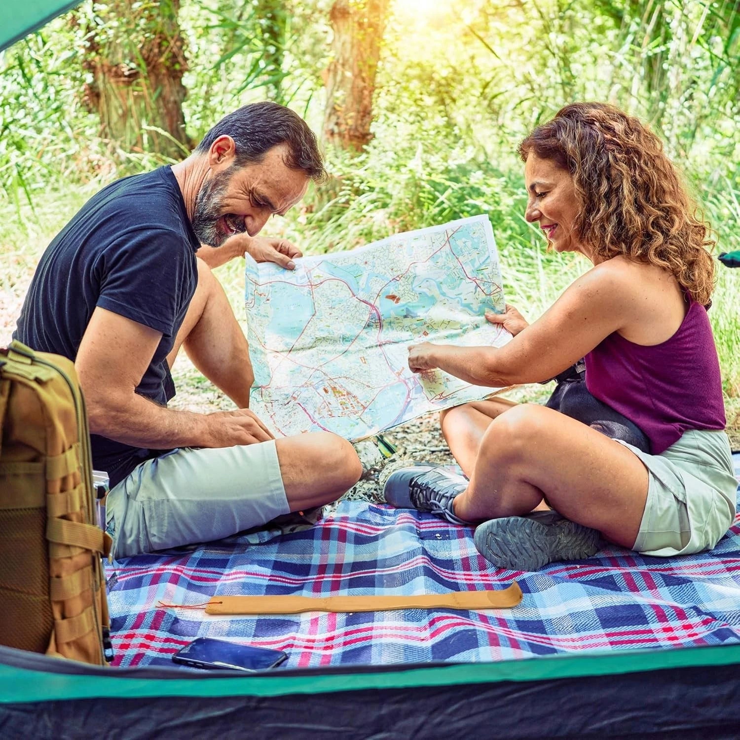 4-Piece Bamboo Back Scratcher Set: 3 Standard & 1 Travel Size for Itching Relief