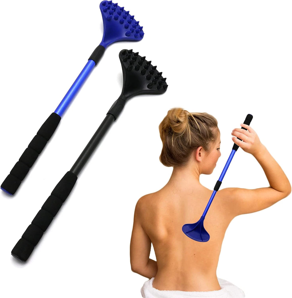 2 Pack Back Scratcher for Women Men Extendable with Strong ABS Massage Head, 21I