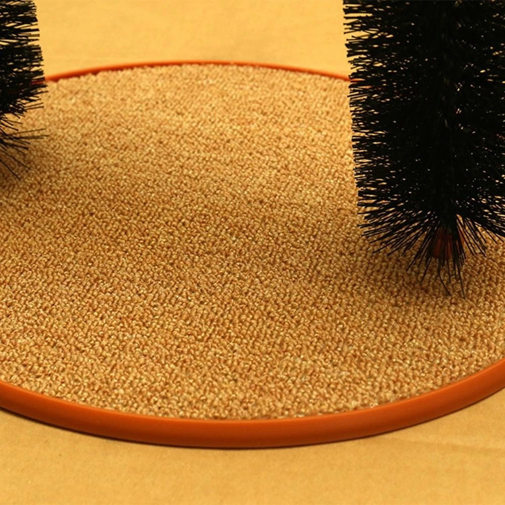 Pet Cat Arch Self Groomer Massager Groom Toys Dog Brushes Puppy Scratcher Toys