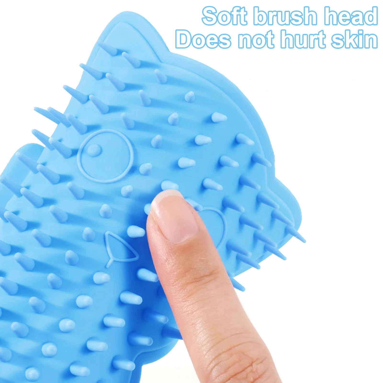 1x Cat Pet Self Groomer Brush Wall Corner Grooming Massage Comb Toy Adjustable