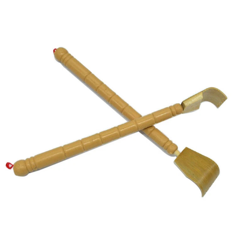 3pcBamboo Telescopic Back Scratcher Extendable Wooden Back Itching Self Massager