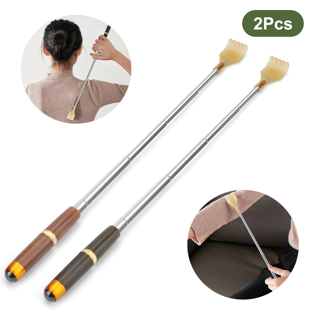 Extendable Back Scratcher, Relieve Itching Tool, Acupoint Massager for Men Women