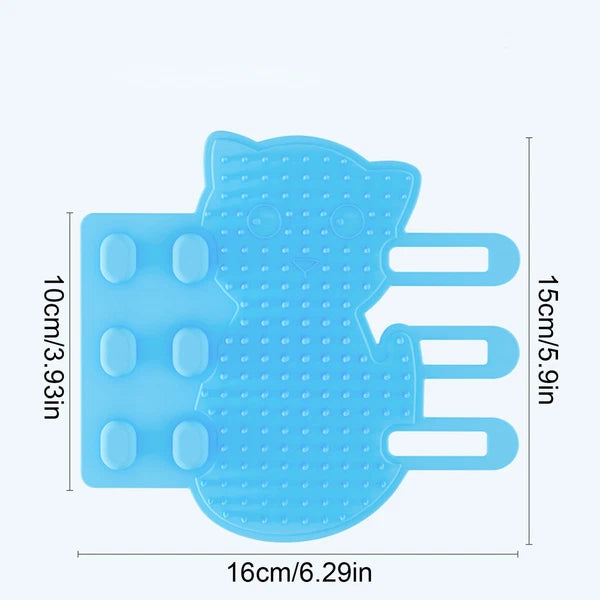 1x Cat Pet Self Groomer Brush Wall Corner Grooming Massage Comb Toy Adjustable