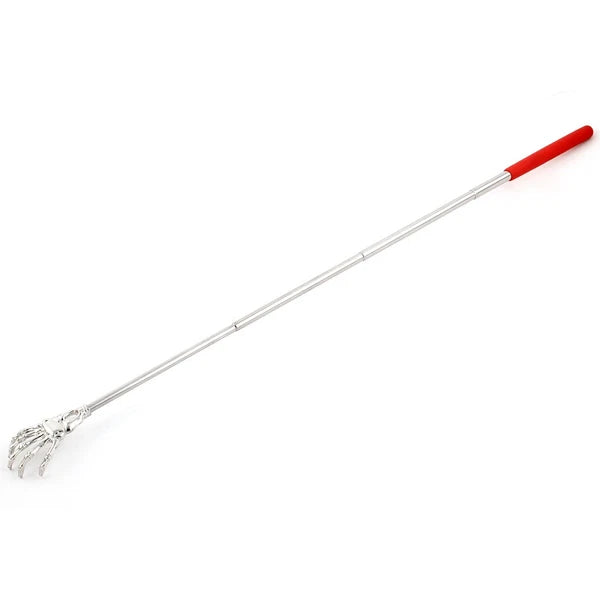 Office Skeleton Hand Telescopic Portable Extendable Back Scratcher Red