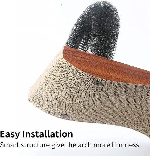 Cat Grooming Massager and Scratcher for Kittens and Small Dogs