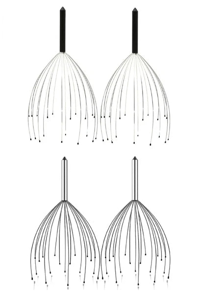 Head Scalp Massager Scratcher 2 Pack Body Relaxing Stress Relief Hair
