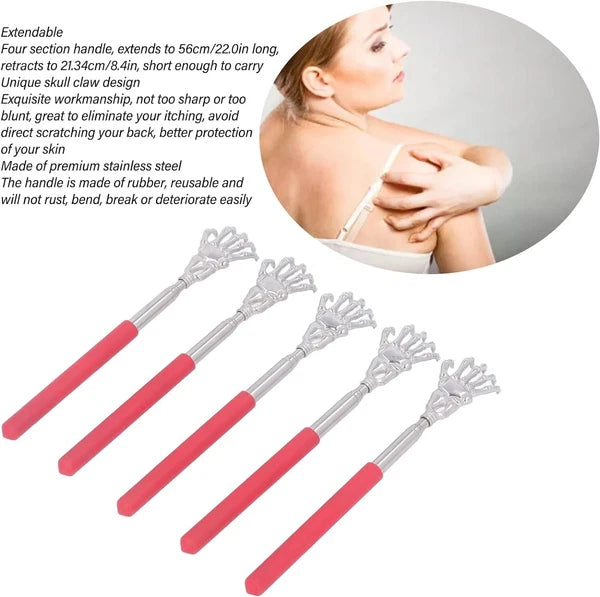 BEAR CLAW BACK SCRATCHER Metal Extending Extendable Massager Telescopic Portable