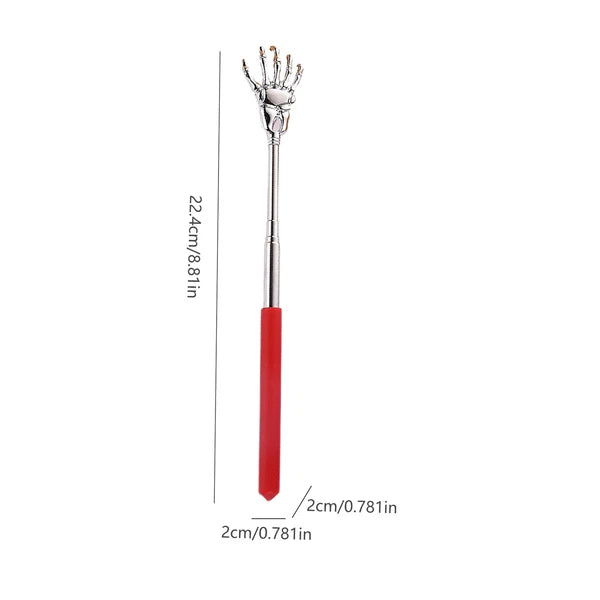 Telescoping Back Scratcher Massager Extendable Steel Hand Massager random color