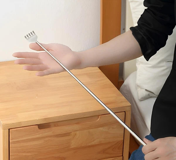 JPORSHU Telescopic Back scratcher，2Pcs Different Design Scratcher for...