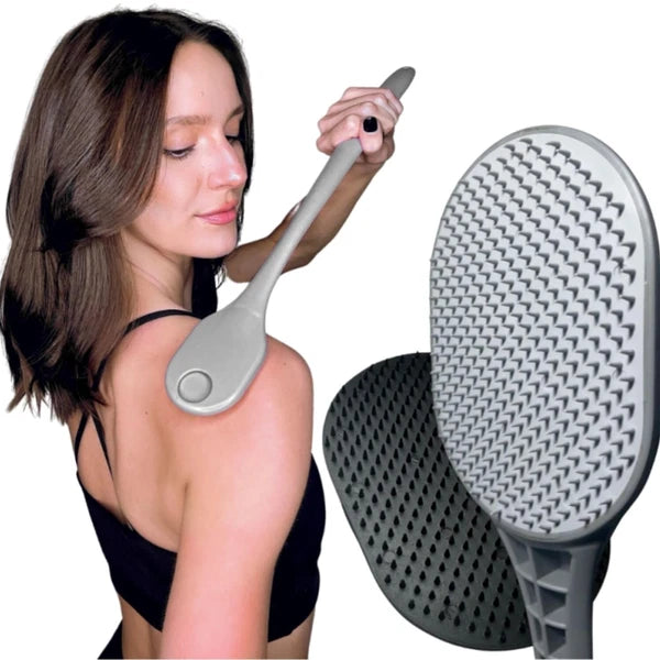 Ergonomic Back Scratcher and Scalp Massager—Gentle Exfoliator for All Skin Types