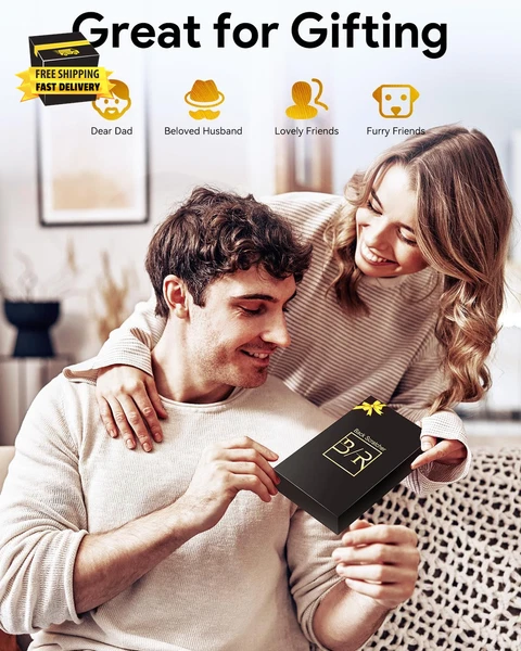 Telescoping Back Scratcher with 4Pcs Detachable Scratching Heads, Fathers Day Da