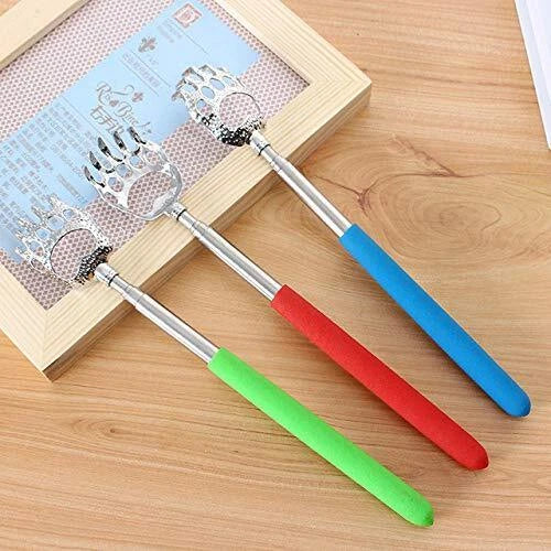 4Pack Extendable Bear Claw Telescoping Back Scratcher Metal Retractable Massager