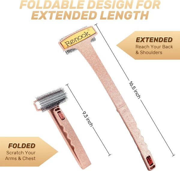 Extendable Back Scratcher Auto- Full Body Itch Relief Foldable