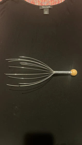 2 Pack Head Massager Head Scratcher 20 Fingers Scalp Massager, Handheld Head Mas