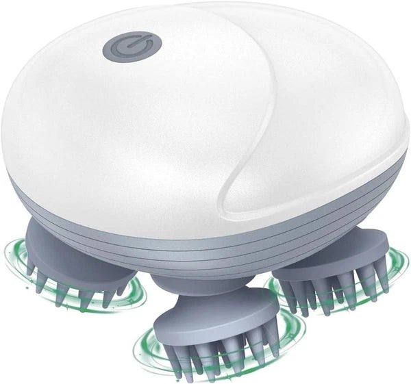 Head Scratcher with 4 Removable Massage Claws, 96 Massage Nodes, for Women Men