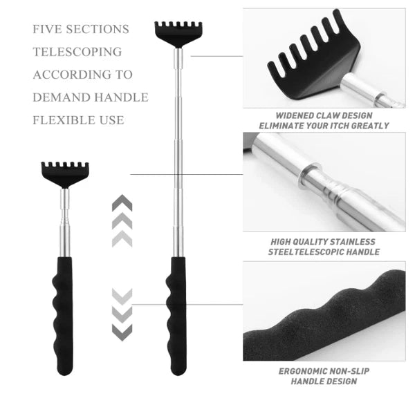 Head Massager Back Scratcher, 20 Fingers Head Scratcher Scalp Massager