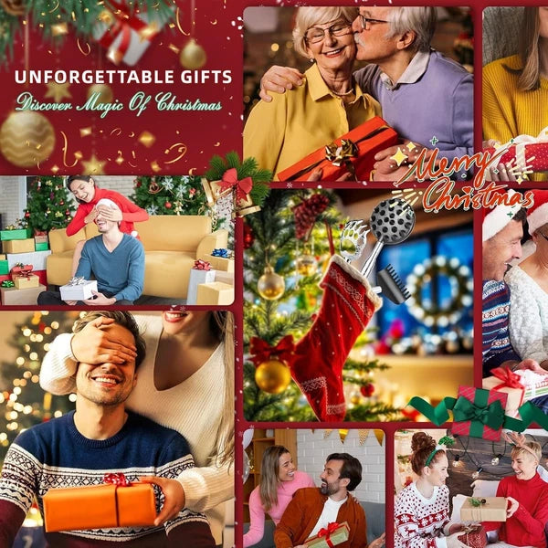 Telescoping Back Scratcher with 4 Detachable Heads, Adjustable Metal Scraper