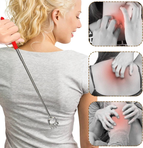 Back Scratcher Set 6 Pack Extendable Massager Gift for Dad Men Women Teens