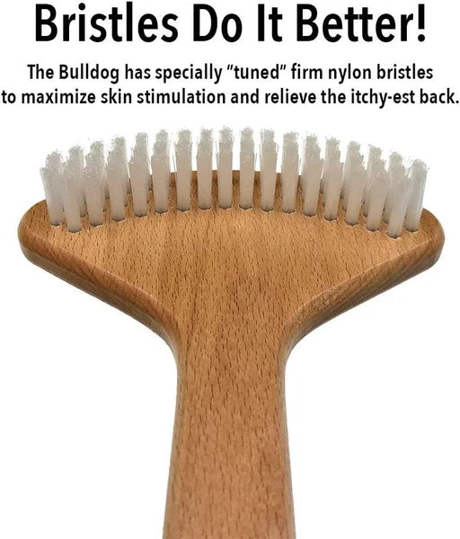 Innovative Back Scratcher with Humane Nylon Bristles for Safe Sensory Pleasure