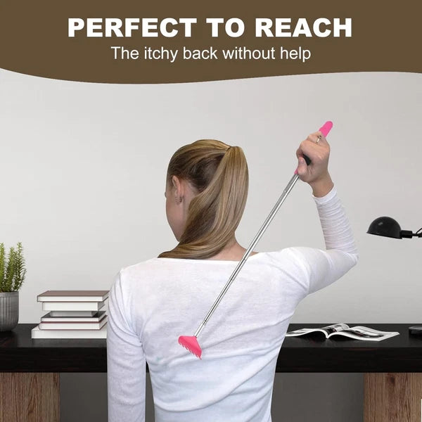 3 Pack Extendable Back Scratcher, Portable Telescoping Back Scratchers