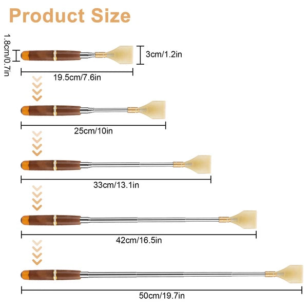Extendable Back Scratcher, Relieve Itching Tool, Acupoint Massager for Men Women