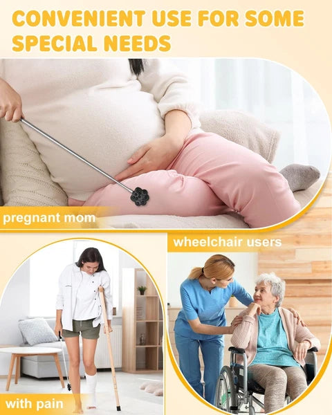 Back Scratcher Metal Portable Telescoping Extendable - Gift Items Best Massager