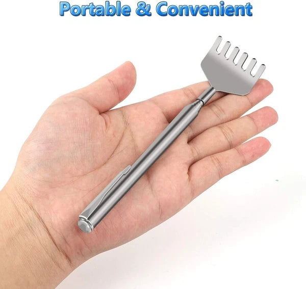 Telescopic Back Scratcher Set - 3 Pack Metal Hand Massagers for Gifts