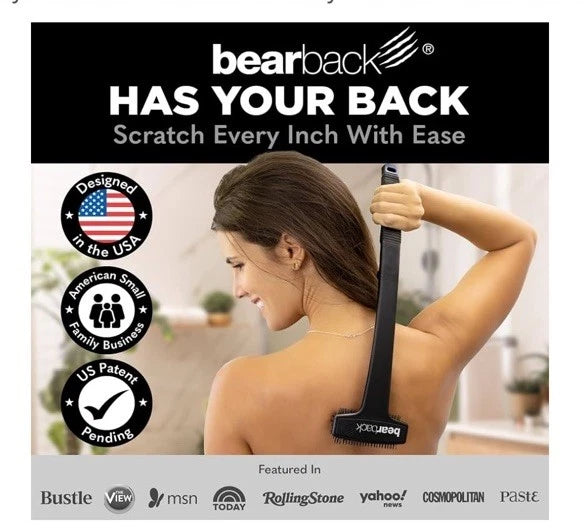 BEARBACK  Extendable Back & Body Scratcher~Ergonomic Handle~Gentle on Skin~NEW