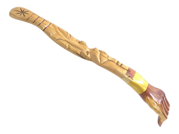 12" Handmade Wooden Back Scratcher Body Massager for It Back Relief Unique Style