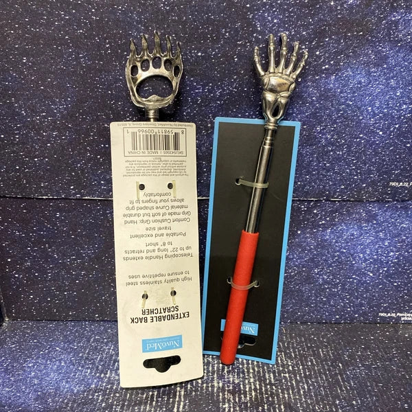 Lot of 2 NuvoMed Extendable Back Scratchers - Black & Red