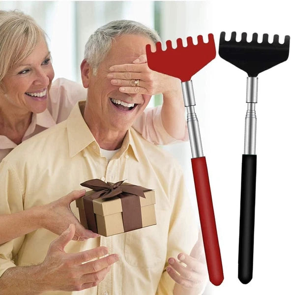 6 Pack Extendable Back Scratcher - Portable Telescoping Metal Back Scratchers/Ha