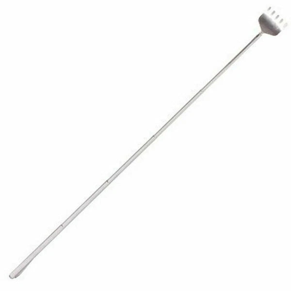 NEW Metal Telescopic Retractable Back Scratcher Stainless Steel 16cm to 51cm UK