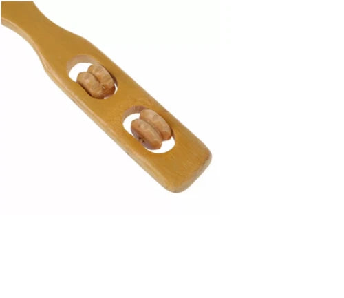 2PACK 18" Bamboo Wooden Itch Therapeutic Back Scratcher Massage Rollers