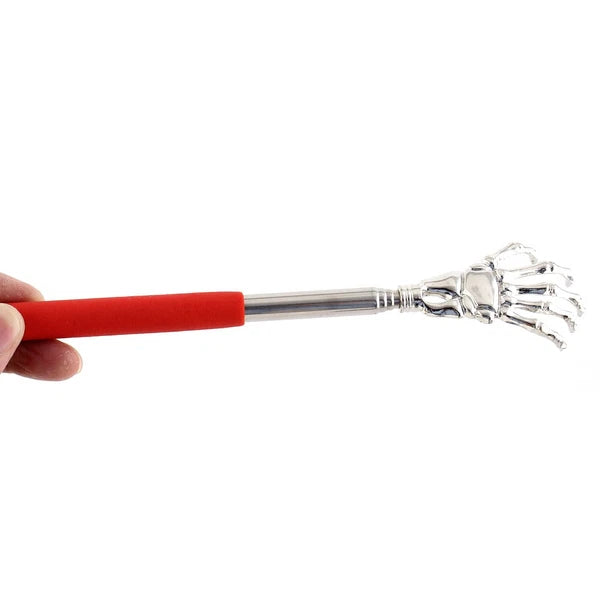 Office Skeleton Hand Telescopic Portable Extendable Back Scratcher Red